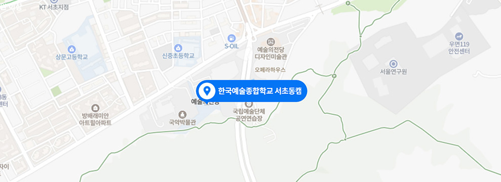 서초동 캠퍼스 지도